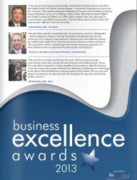 2013 Business Excellence Awards