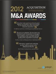 2012 M&A Awards