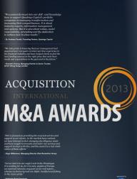 2013 M&A Awards